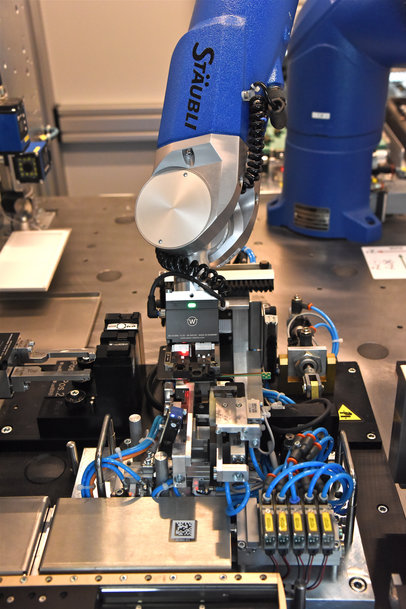 Robotergestützte Sensormontage in Industrie 4.0-Umgebung